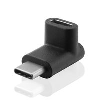MicroConnect USB-C to C Adapter angled 90°