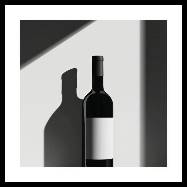 Plakat 30x30cm Butla Wina zdjęcie 3