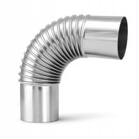 KOLANO KOLANKO DYMNE FI 120 NIERDZEWNE 90 STOPNI PIEC KOZA