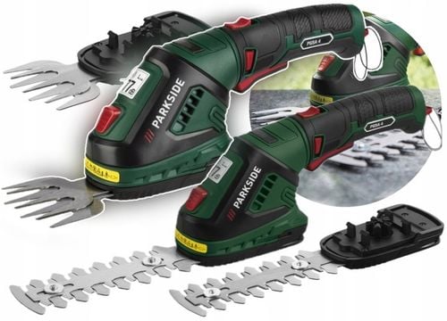 PARKSIDE Akumulatorowe Nożyce DO Trawy i krzewów 2w1 PGSA 4 B3 + na Arena.pl