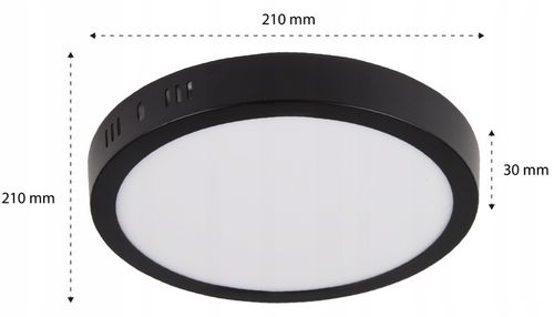 PANEL LED NATYNKOWY plafon sufitowy 18W OKRĄGŁY na Arena.pl