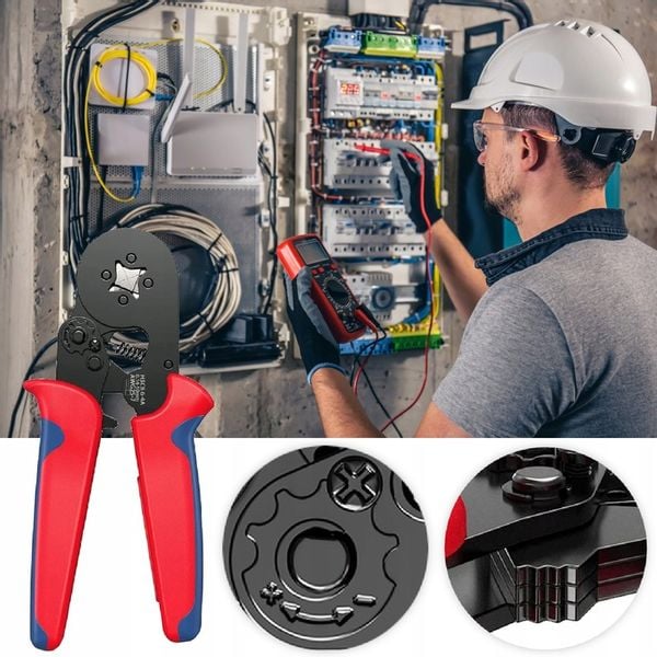 ZACISKARKA PRASKA do tulejek kablowych kabli konektorów +500 SZT AKCESORIÓW zdjęcie 9