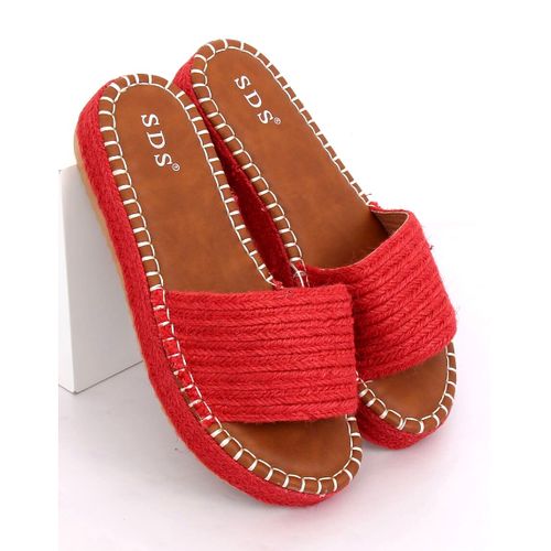 Klapki espadryle czerwone 7970-PL Red r.40 na Arena.pl