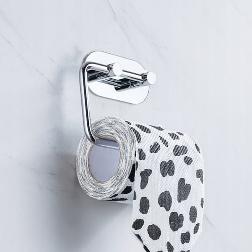 Uchwyt na papier toaletowy chrom samoprzylepny na Arena.pl