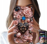 ETUI DO HUAWEI Y6S - KOBIECE WZORY KŁÓDKA SERCE CASE + SZKŁO