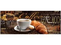 100X40CM ZEGAR PORANNA KAWA OBRAZ