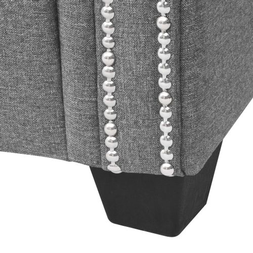 SOFA NAROŻNA JASNOSZARA 200x140x73cm na Arena.pl