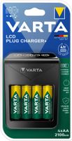 MOCNA ŁADOWARKA LCD TIMER USB BATERIE AA AAA 9V 4x AKUMULATORKI AA ZESTAW