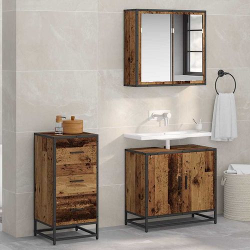 Bufet Stare drewno 35.5 x 35 x 76 cm Materiał drewnopochodny na Arena.pl