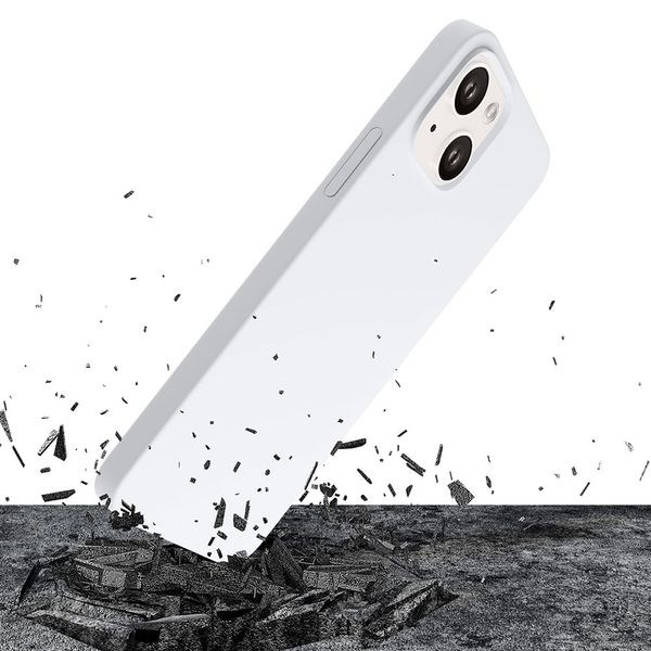Apple iPhone 14 Plus - 3mk Hardy Silicone MagCase White zdjęcie 3