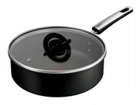 Patelnia TEFAL Excellence+ 24cm G3303202 Czarno-srebrny