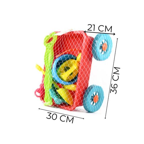 zabawki do piaskownicy Taczka - czerwony na Arena.pl