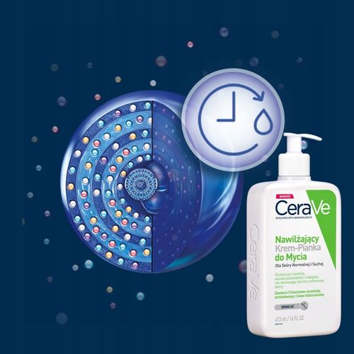CeraVe Krem-Pianka Nawilżający do Mycia Skóry Normalnej i Suchej 473 ml na Arena.pl