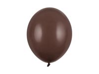 Balony pastelowe brązowe strong, 30 cm 10 szt.