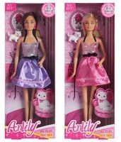 Lalka Anlily Zestaw z Kotkiem 29 cm