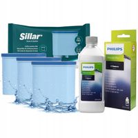 Odkamieniacz Philips 250ml + 3x filtr do ekspresu Philips Latte Go LatteGo