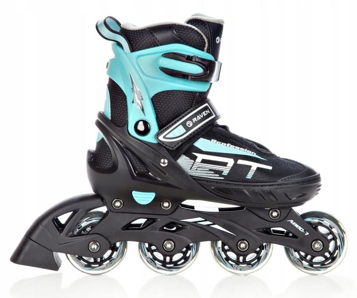Rolki Regulowane RAVEN Profession Black/Mint 38-42 zdjęcie 3