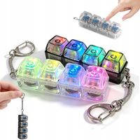 BRELOK KLAWIATURA Mechaniczna CLICKER Antystresowy LED 2PCS