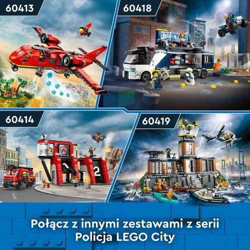 LEGO City Policyjna ciężarówka z laboratorium kryminalnym 60418 na Arena.pl