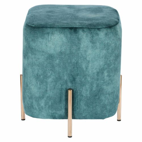 Pufa Izbit Velvet niebieska glamour na Arena.pl