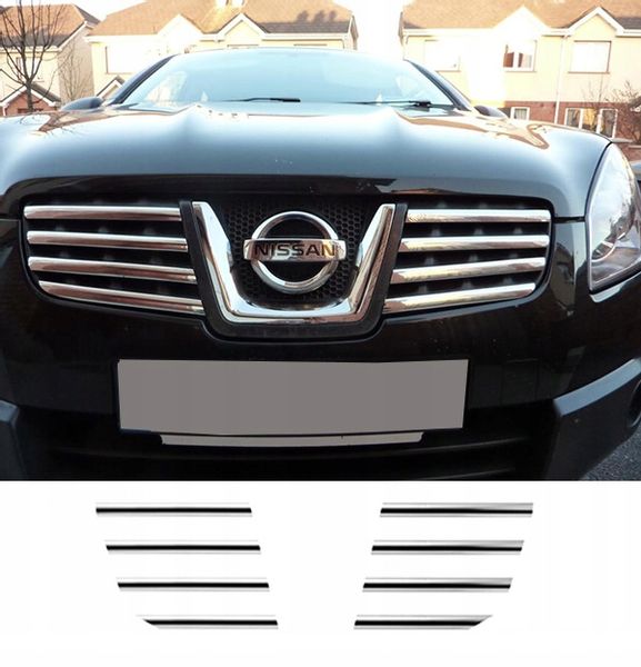 NISSAN QASHQAI +1 +2 Grill LISTWY CHROM Chromowane zdjęcie 1