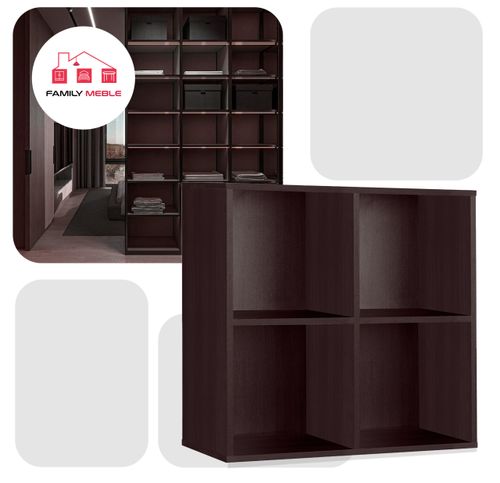 Regał półka organizer pojemnik stojak na płyty winylowe segregatory Cubo 4 na Arena.pl