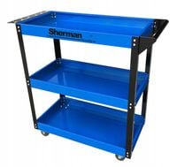Wózek warsztatowy narzędziowy trzypółkowy 3PB niebieski Sherman