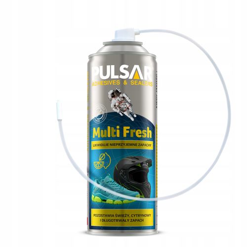 ODŚWIEŻACZ DO BUTÓW KASKÓW PULSAR MULTI SPRAY ZAPACH CYTRYNOWY 400 ml na Arena.pl