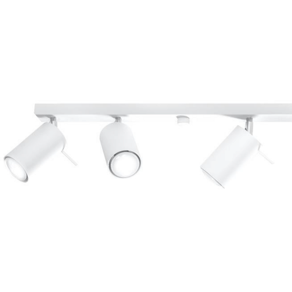 Reflektorowa lampa sufitowa Ring SL.0333 Sollux do jadalni biała zdjęcie 2