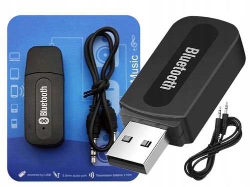 ADAPTER TRANSMITER BLUETOOTH ODBIORNIK AUX USB na Arena.pl