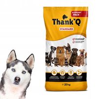 THANK'Q STANDARD Karma o smaku kurczak HUSKY, OWCZAREK, LABLADOR 20 kg