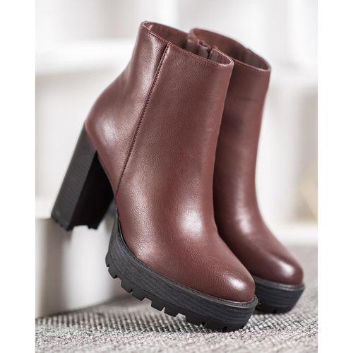 Brązowe Botki Na Platformie r.38 na Arena.pl