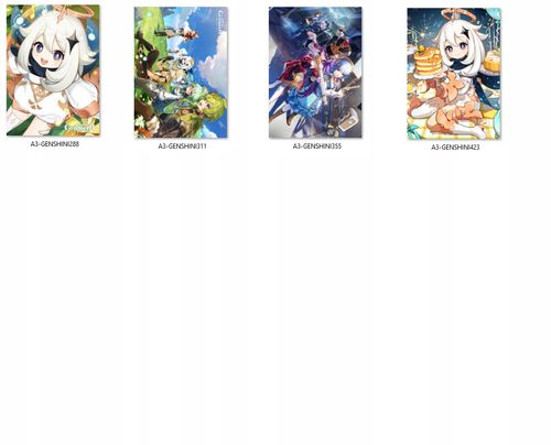 Plakaty Genshin Impact Paimon DO WYBORU na Arena.pl