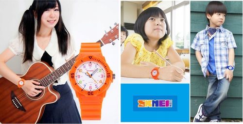 KOLOROWY ZEGAREK DZIECIĘCY SKMEI WSKAZÓWKOWY DLA CHŁOPAKA DZIEWCZYNKI 7 KOL na Arena.pl