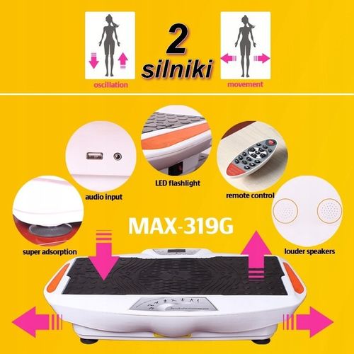 Platforma wibracyjna Wibrująca treningowa wyszczuplająca Masażer do ciała na Arena.pl