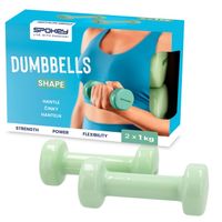 Zestaw hantli winylowych Spokey SHAPE 2x 1 kg