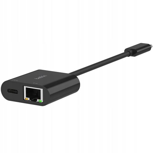 Adapter z ładowaniem USB-C PD 3.0 100W do GB Ethernet, Belkin przejściówka na Arena.pl