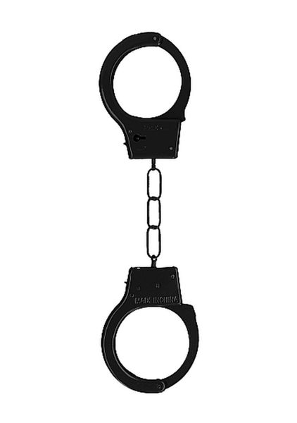 Metal Handcuffs - Black zdjęcie 1
