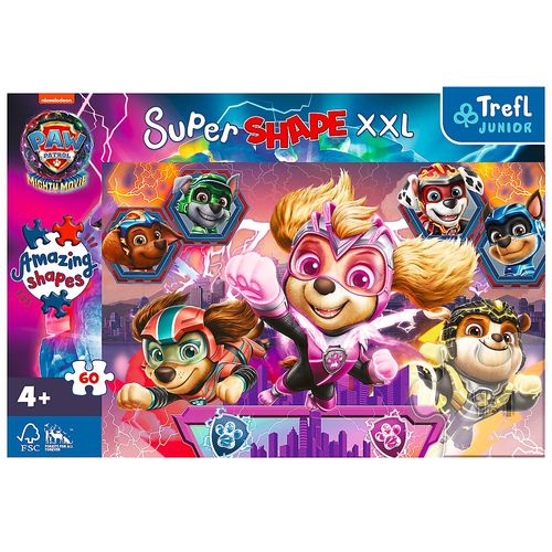 Puzzle 60 Elementów Xxl Super Shape Psi Patrol na Arena.pl