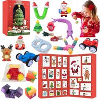 Kalendarz Adwentowy ZABAWKI SENSORYCZNE Logiczne ANTYSTRESOWE Super Prezent