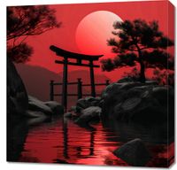 Obraz 70x70cm Świątynia przy Ciszy