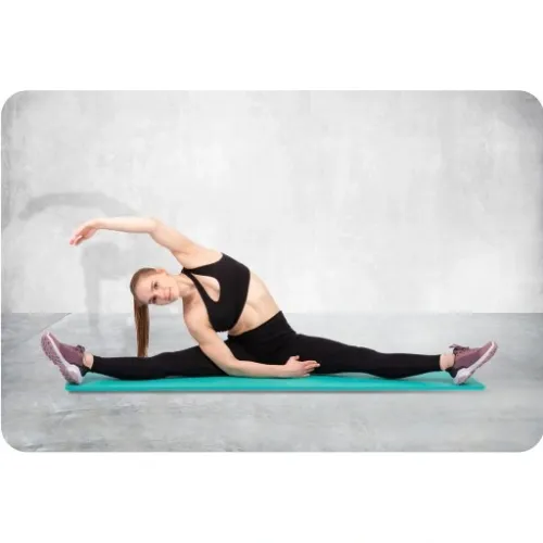 DUŻA MATA DO ĆWICZEŃ JOGI YOGA FITNESS GRUBA 1,5cm na Arena.pl