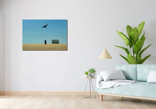 Obraz 90x60cm Samotny i Wolny na Arena.pl