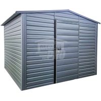 Schowek Domek ogrodowy 3x3m drzwi antracyt dach dwuspadowy  GP429