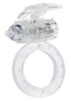 Ring Na Penisa Z Wibracją Flutter Ring Clear