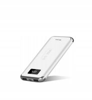 POWERBANK 10000mAh 2w1 ŁADOWARKA INDUKCYJNA QI LED