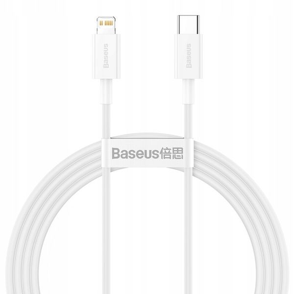 BASEUS KABEL DO TELEFONU IPHONE PRZEWÓD USB TYPU C DO LIGHTNING PD 20W 1.5M zdjęcie 3