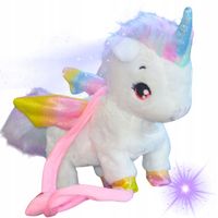 Interaktywny Pony Jednorozec unicorn kucyk chodzacy zabawka na smyczy chodz