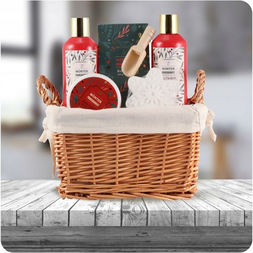 Aurora zestaw kosmetyków w koszu wiklinowym na prezent Grant 5 el żel krem na Arena.pl