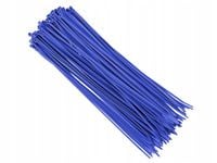 Opaski kablowe nylonowe 300x3,6mm niebieskie 100szt